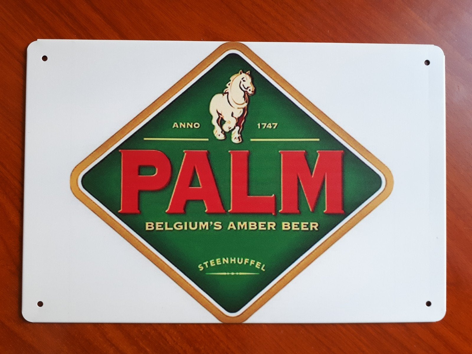 Palm 20x30 cm Metalen Reclamebord, Verzenden, Nieuw, Reclamebord, Plaat of Schild, Palm