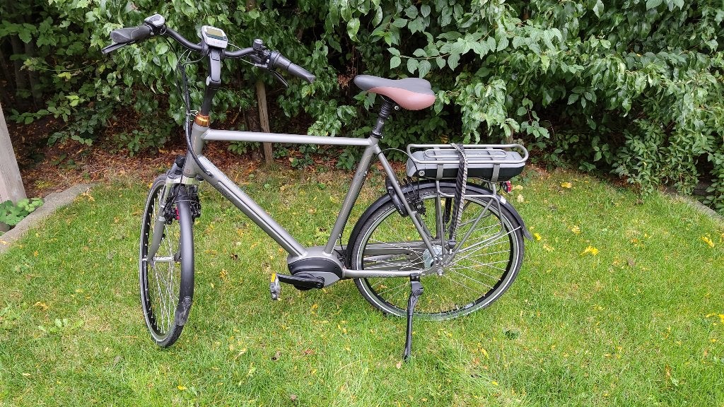 Te koop: hoge elektrische herenfiets, Ophalen, Gebruikt, Batavus, 59 cm of meer
