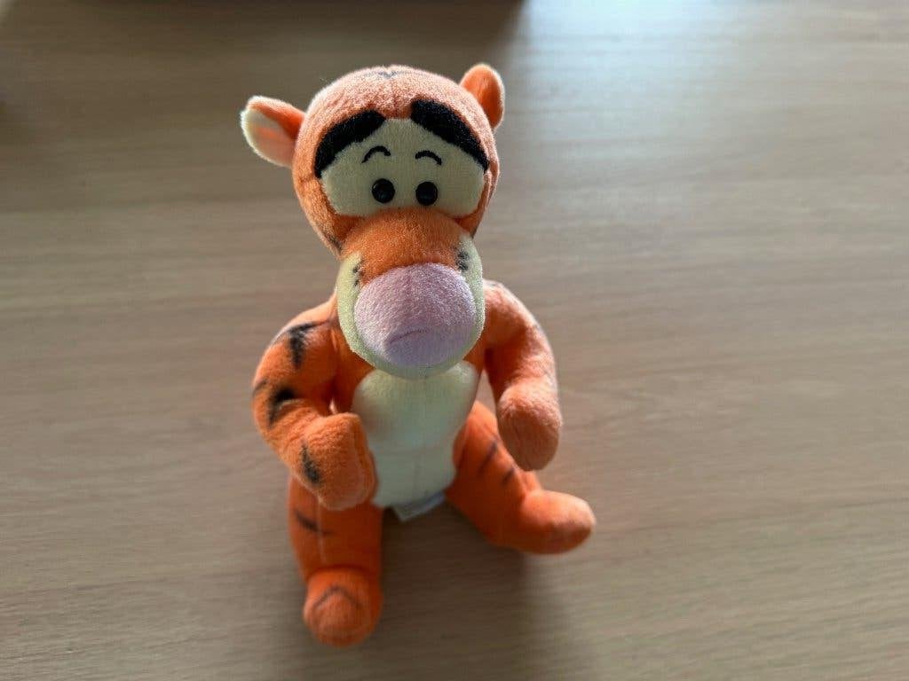 Teigetje - Knuffel - Winnie de Poeh - Tijgetje 28 cm Disney, Ophalen of Verzenden, Zo goed als nieuw, Overige typen