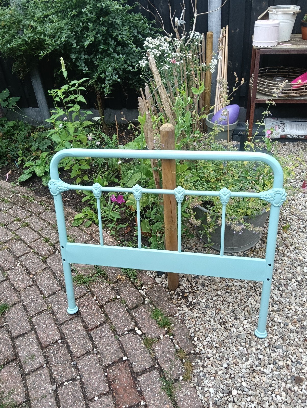 1 persoons bed, Ophalen, Gebruikt, 90 cm, Eenpersoons