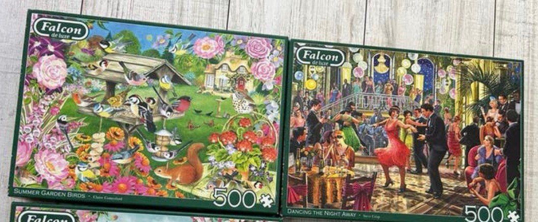 2 falcon puzzels, Ophalen, 500 t/m 1500 stukjes, Zo goed als nieuw