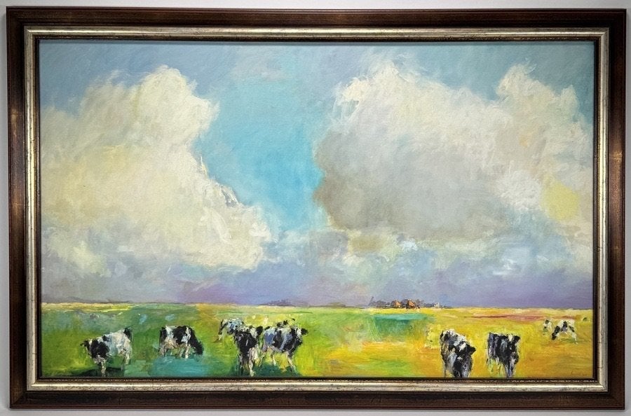 873. Giclée, D. Boogaart - Silence of an empty country, 2001, Antiek en Kunst, Ophalen of Verzenden, Dieren en Natuur, Giclee