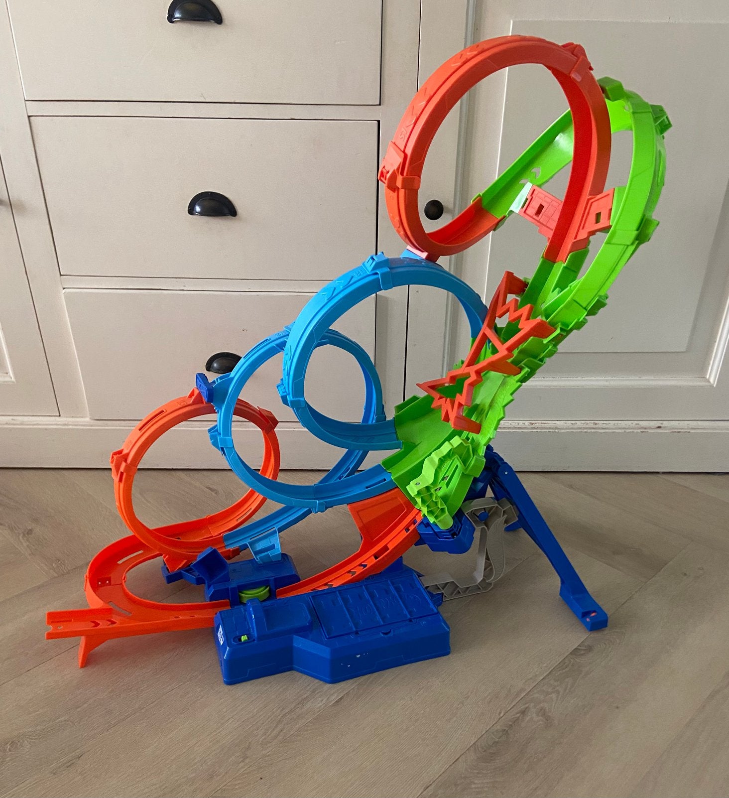 Hot wheels action looping racebaan, Ophalen, Hot Wheels, Met looping, Elektrisch