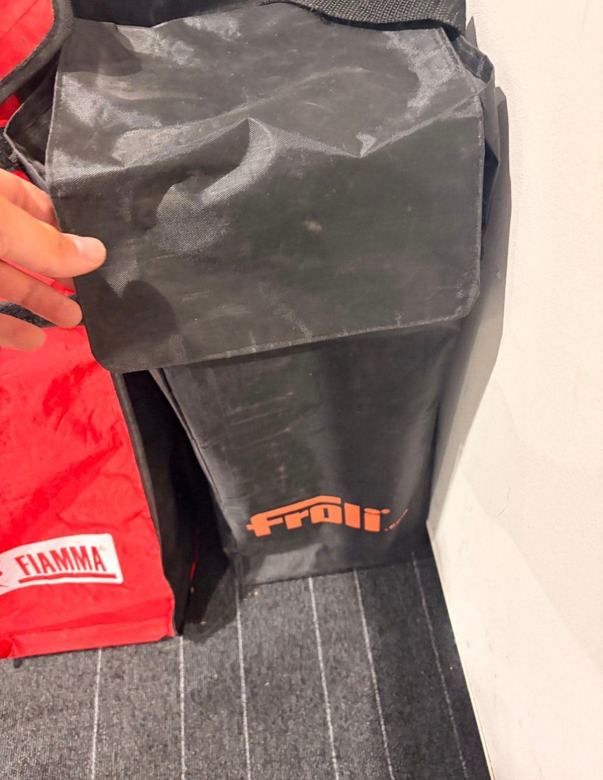 FROLI OPRIJBlokken SET CAMPER CARAVAN MET TAS, Ophalen of Verzenden, Zo goed als nieuw