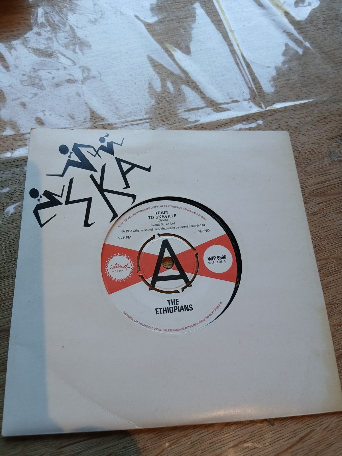 The Ethiopians - Train To Skaville / King Perry - Hold Them, Cd's en Dvd's, Vinyl Singles, Gebruikt, Wereldmuziek, Originele persing