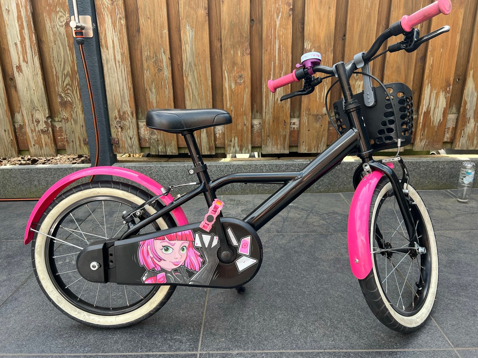 B'twin 16 inch kinderfiets (Decathlon) - Perfecte staat, Ophalen of Verzenden, Zo goed als nieuw, Velgrem, 16 tot 20 inch