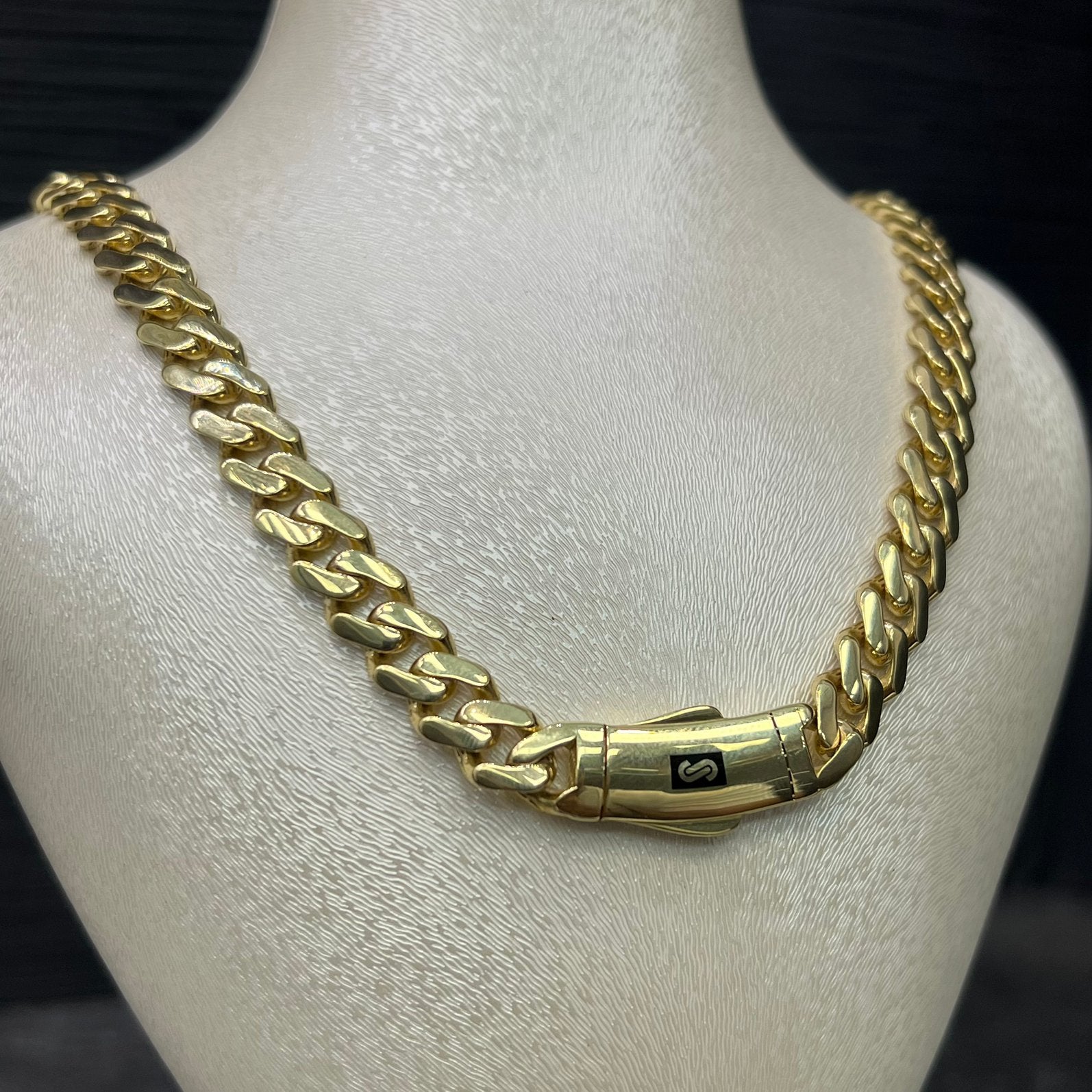18k gouden ketting monaco chain schakel cuban gourmet, Ophalen of Verzenden, Nieuw, Goud