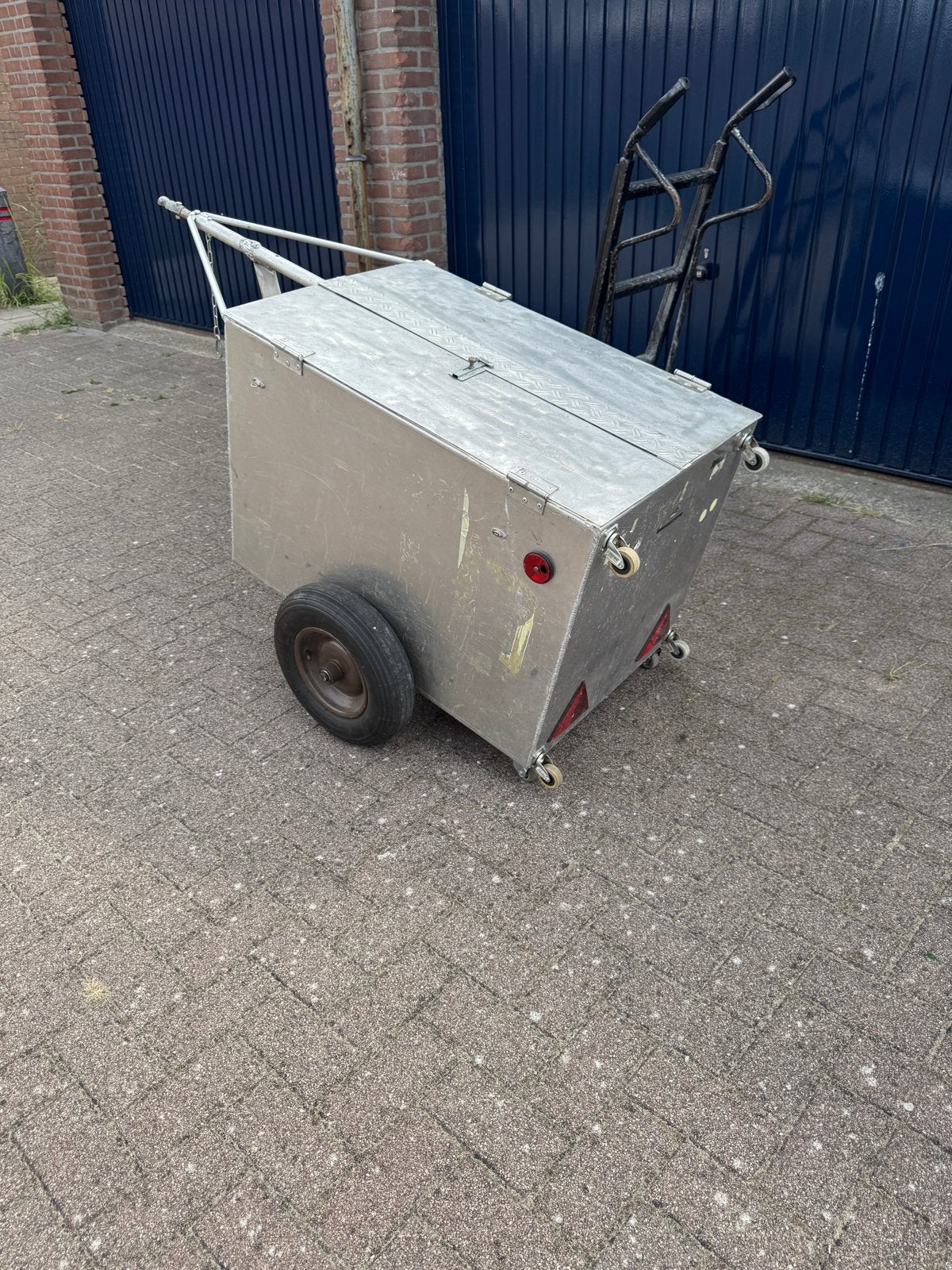 Stevige aluminium  FIETS. aanhanger/kar op wielen, Ophalen, Gebruikt