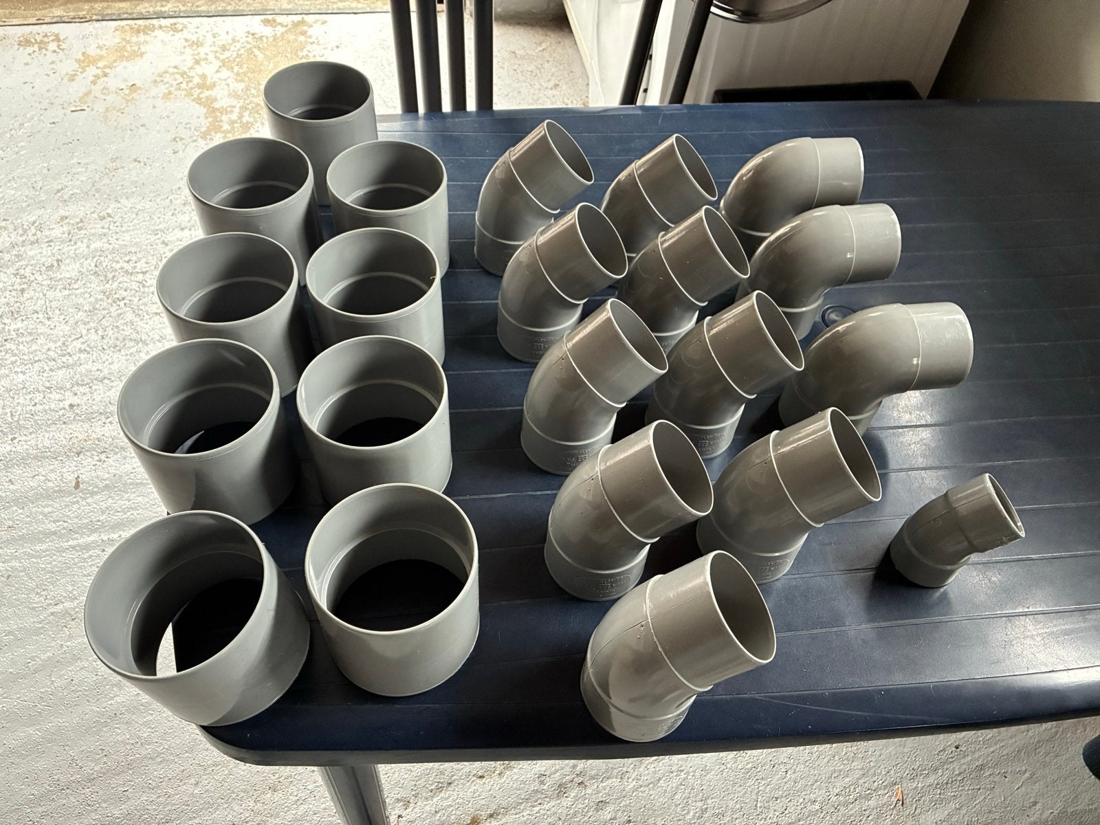 Diverse PVC afvoerbuizen en bochten, nieuw, Bochten, Pvc, Nieuw, Ophalen of Verzenden