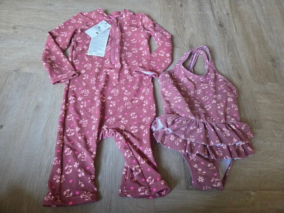 2 leuke zwempakken Hema maat 86/92 (UV pakje nieuw), Kinderen en Baby's, Badpak, Ophalen of Verzenden, Zo goed als nieuw, Hema