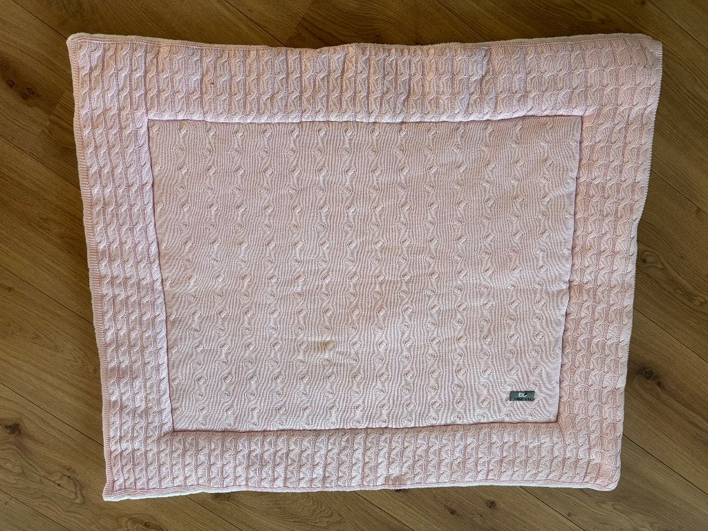 Boxkleed baby’s only roze, Kinderen en Baby's, Boxen, Ophalen, Gebruikt, Rechthoekig, Boxkleed