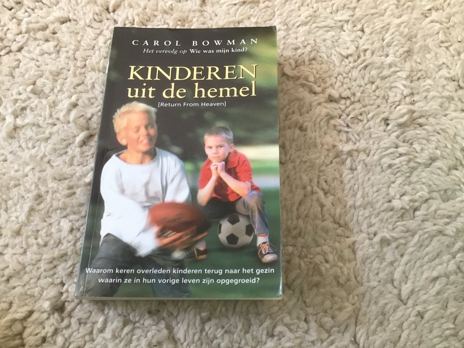 Kinderen uit de hemel - Carol Bowman  opbrengst giro 555, Ophalen of Verzenden, Zo goed als nieuw, Ziel of Sterfelijkheid, Achtergrond en Informatie