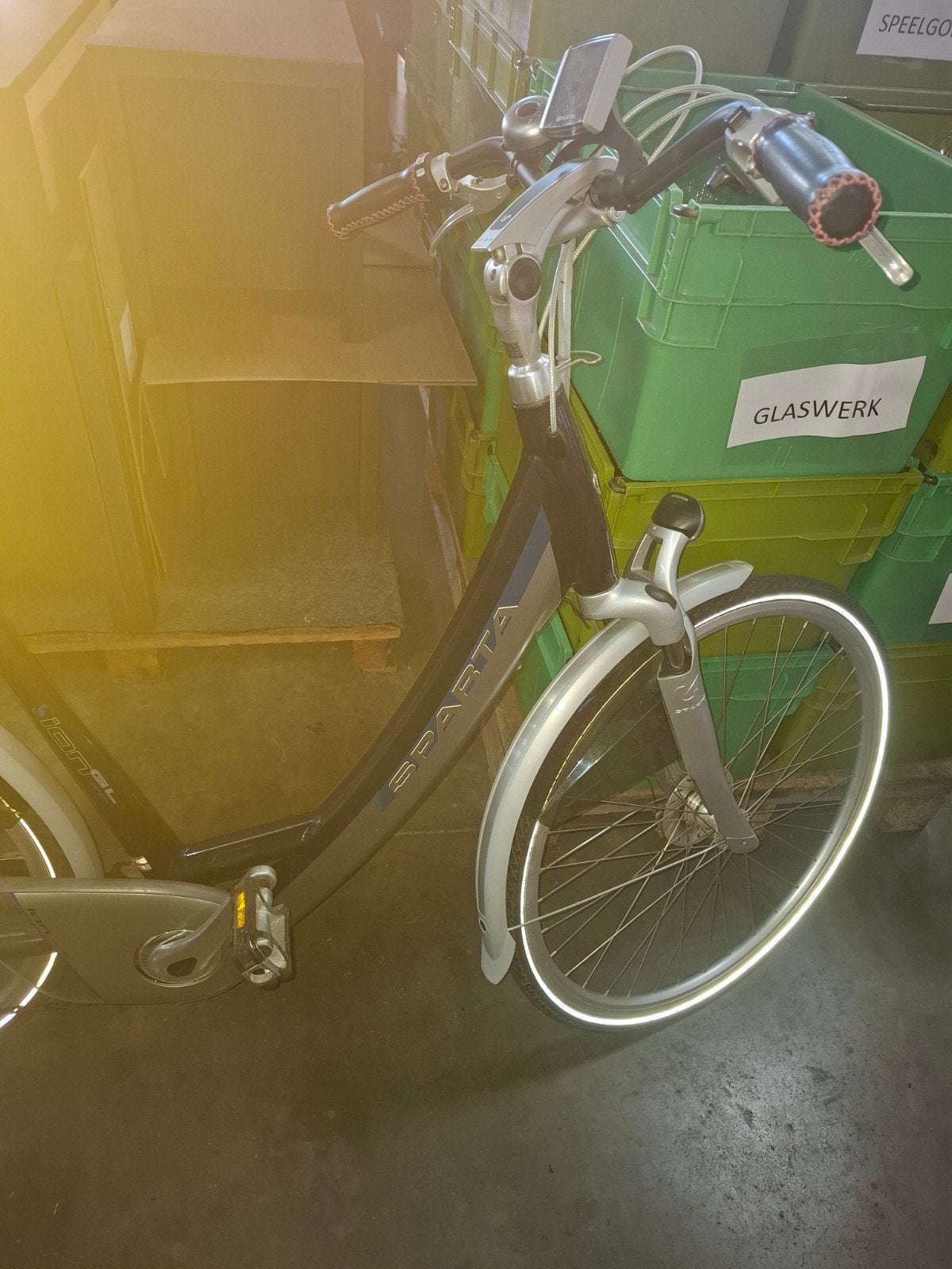 Sparta E-bike met accu en oplader, Ophalen, Sparta, Gebruikt, 51 tot 55 cm
