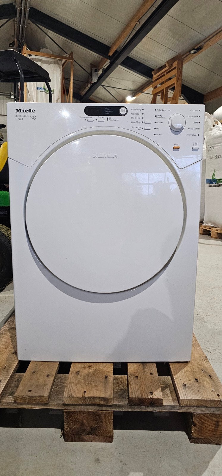 Miele T 7734 SoftCare System Wasdroger, Wolprogramma, 6 tot 8 kg, Gebruikt, Luchtafvoer