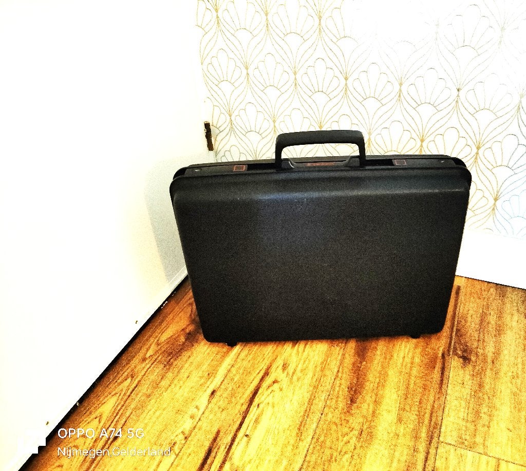 Diplomatenkoffer Samsonite Original, 40 tot 60 cm, 30 cm of meer, Zwart, Minder dan 35 cm