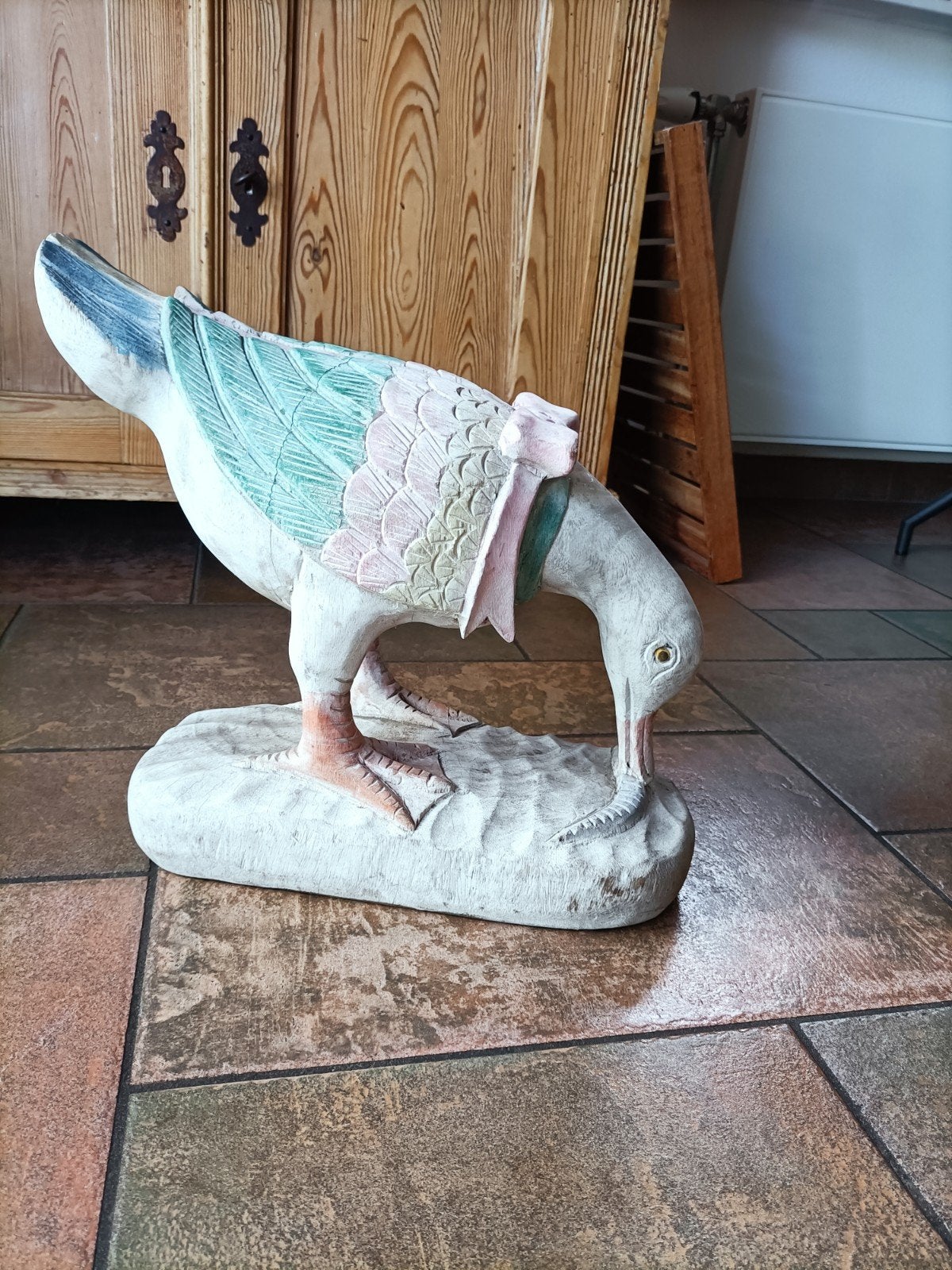 Volledig houten eend., Ophalen of Verzenden