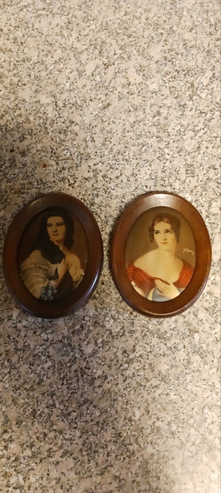 2 MINIATUUR PORTRETTEN PAULINE BONAPARTE  EN RIMSKY KORSAKOV, Ophalen of Verzenden