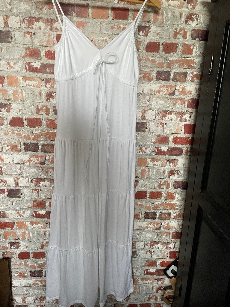 Replay witte lange jurk zomerjurk maat xs 34 36, Wit, Replay, Ophalen of Verzenden, Zo goed als nieuw