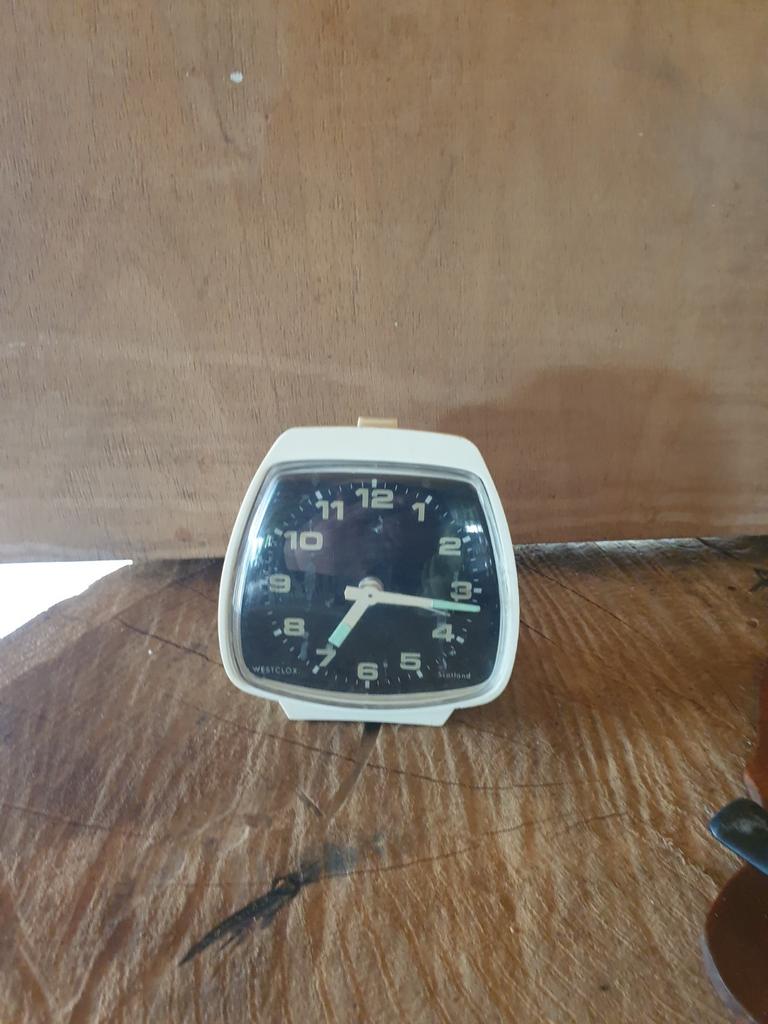 Vintage Westclox wekker - Retro design, Ophalen of Verzenden