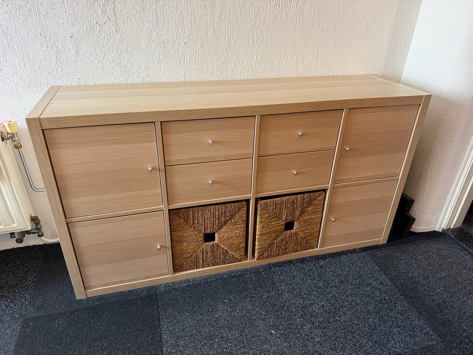 IKEA Kallax kast met lades en manden, Ophalen, Gebruikt