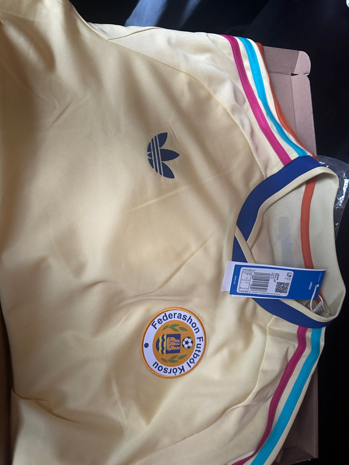 Curacao wk shirt voetbal xl ORIGINEEL, Geel, Ophalen of Verzenden, Voetbal, Maat 56/58 (XL)