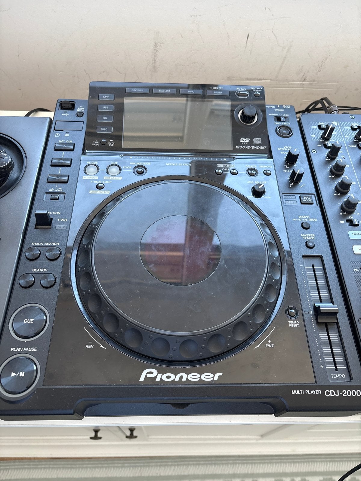 2x Pioneer CDJ-2000 met Flightcases, Ophalen of Verzenden, Gebruikt, Dj-set, Pioneer