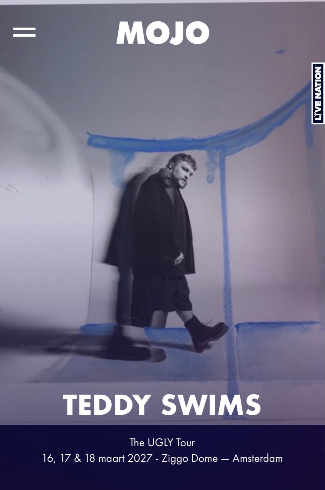 Teddy Swims 16 maart 2027, Twee personen, Maart