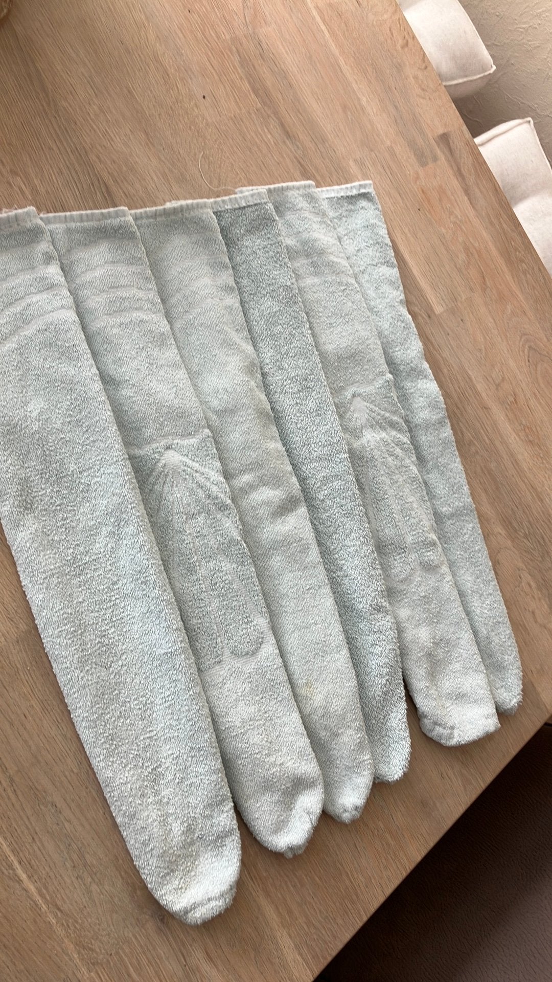 Badstof hoesjes voor tuinstoel leuningen bij hitte, Tuin en Terras, Ophalen of Verzenden, Zo goed als nieuw