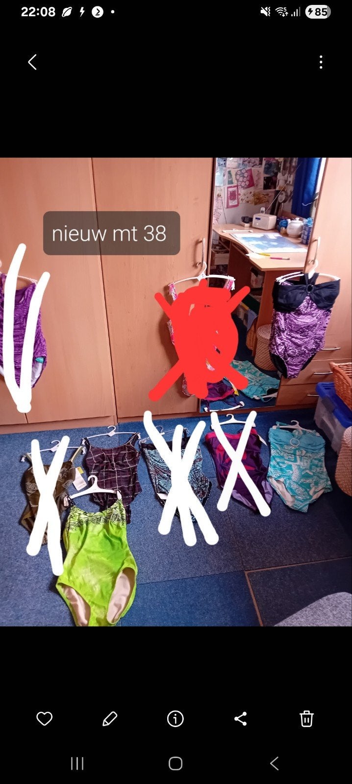 Prothese badpakken mt 38, Kleding | Dames, Ophalen of Verzenden, Nieuw, Overige kleuren, Badpak
