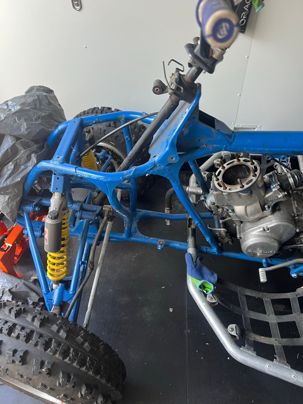 Suzuki LT500R Quad - Project met defecte zuiger, Ophalen of Verzenden, Gebruikt
