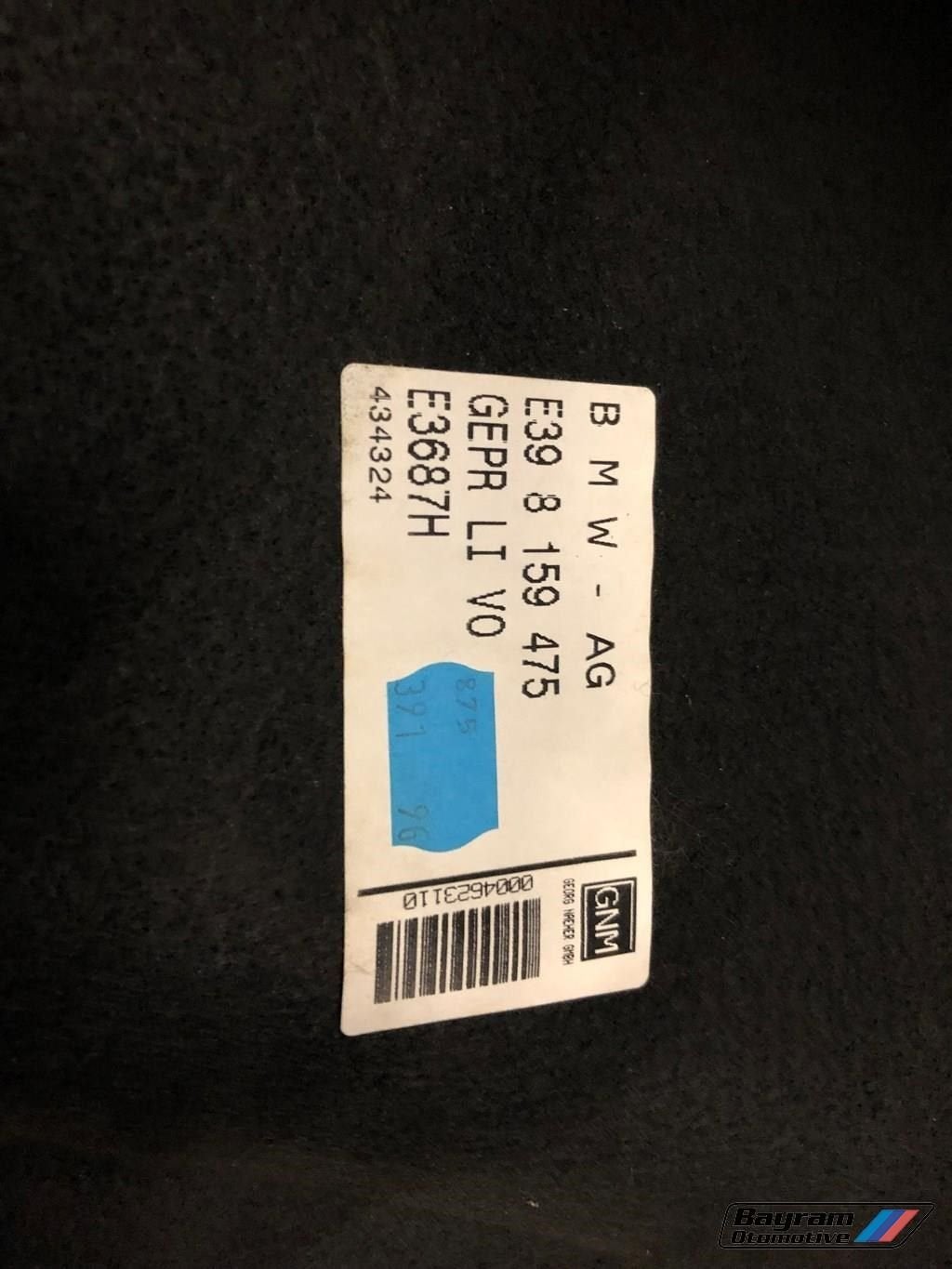 Foto 11 van Bmw E39 sedan kofferbakbekleding delen links rechts 5-serie
