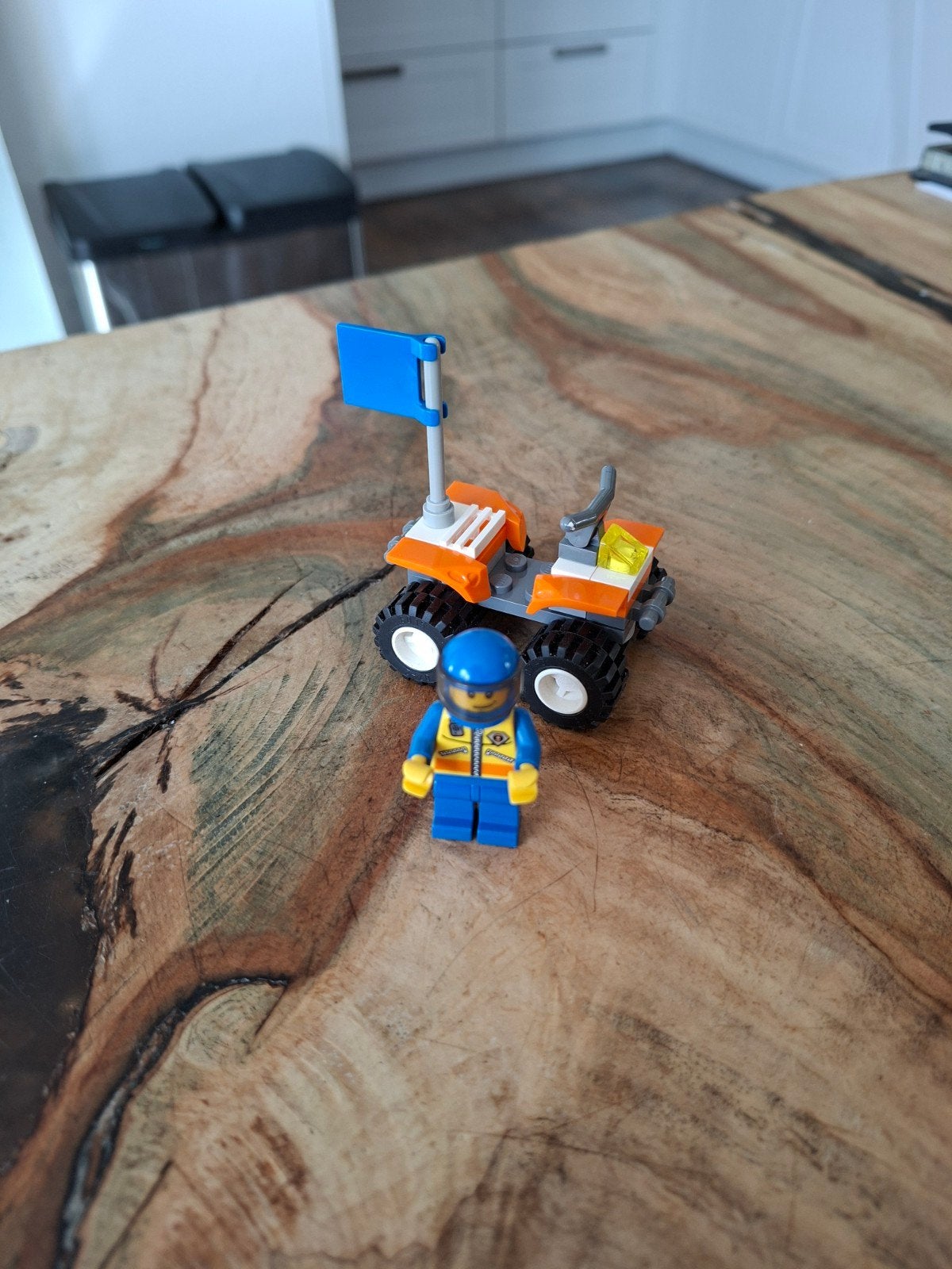 lego city kustwacht quad 7736, Kinderen en Baby's, Ophalen of Verzenden, Zo goed als nieuw