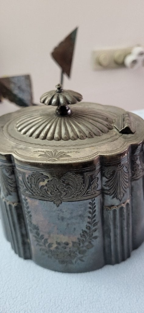 Prachtig Theepot 1900 - 1925 Sheffield, Antiek en Kunst, Ophalen