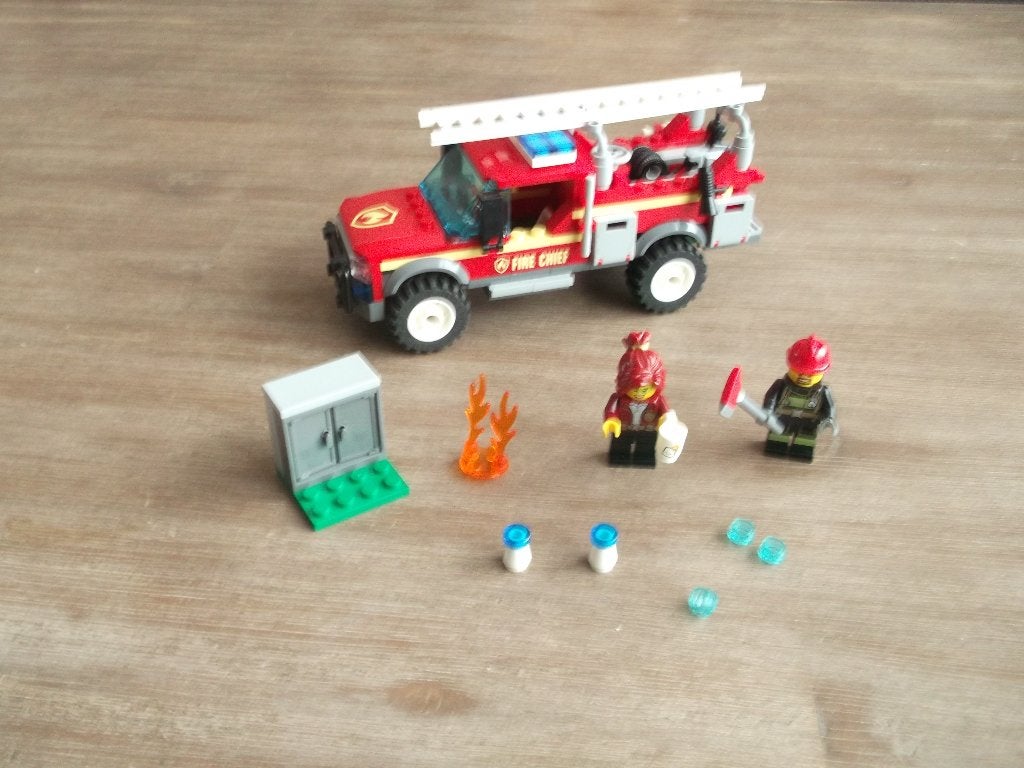 lego brandweer 60231 fire chief response truck (2019), Ophalen of Verzenden, Gebruikt, Complete set, Lego