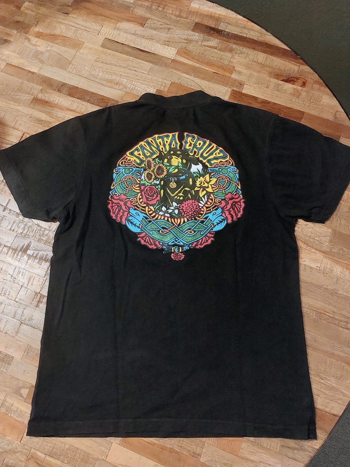 Santa Cruz (skate shirt) maat S, Ophalen of Verzenden, Zo goed als nieuw, Zwart