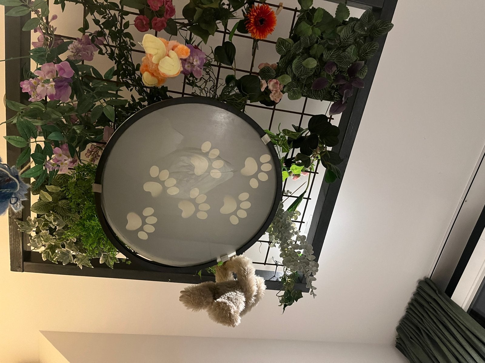 Jungle plafond lamp met groot rek, Huis en Inrichting, Lampen | Vloerlampen, Ophalen, Zo goed als nieuw