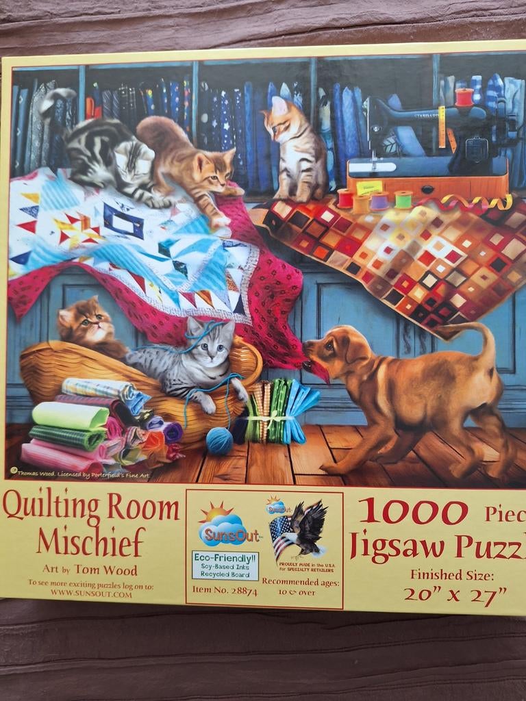 Puzzel van 1000 stukjes., Ophalen, 500 t/m 1500 stukjes, Zo goed als nieuw