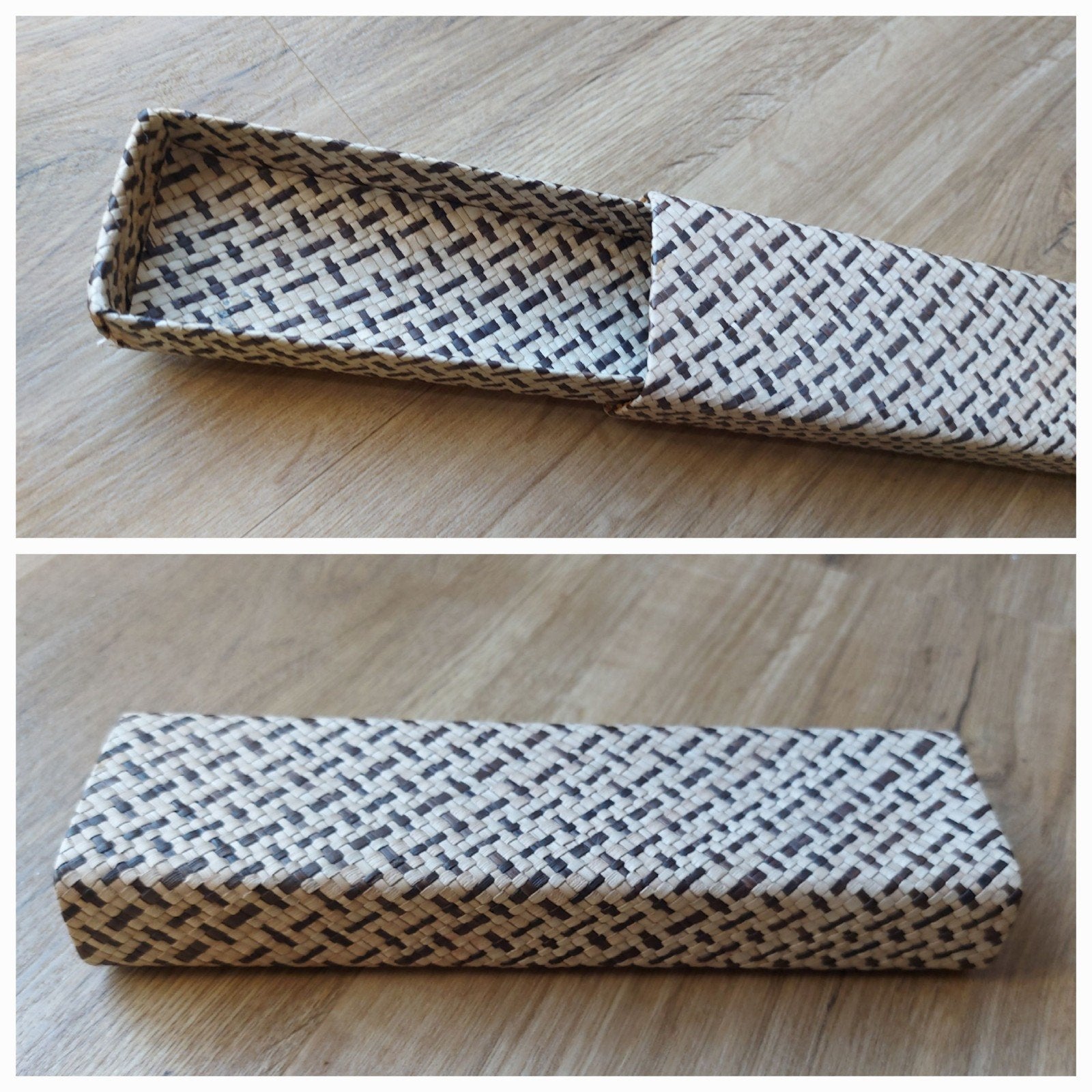 uitschuifbare pennendoos of etui uit Indonesië, Ophalen of Verzenden, Zo goed als nieuw
