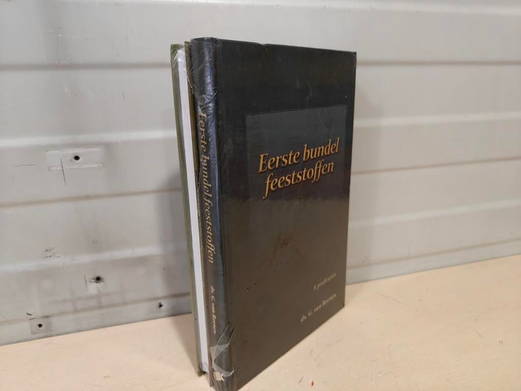 Nr. 416 Ds. G. van Reenen: Eerste en tweede bundel feeststof, Boeken, Ophalen of Verzenden, Zo goed als nieuw, Ds. G. van Reenen