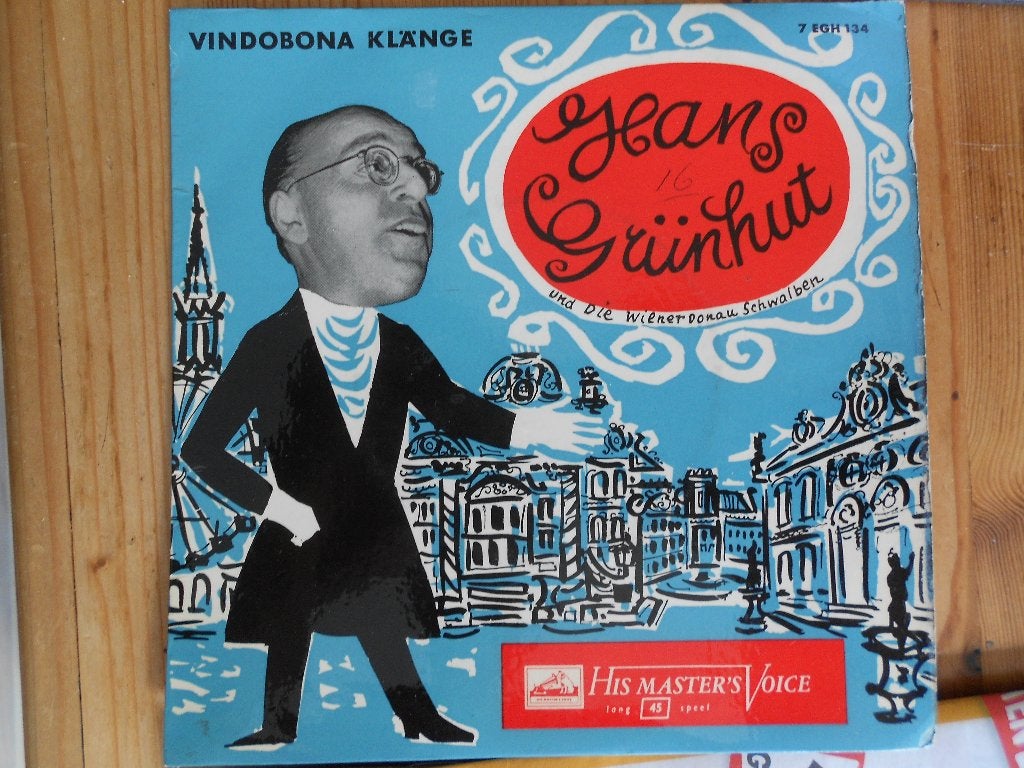 vinyl single Hans Grünhut und die Wiener Donau Schwalben, Ophalen, Gebruikt, 7 inch