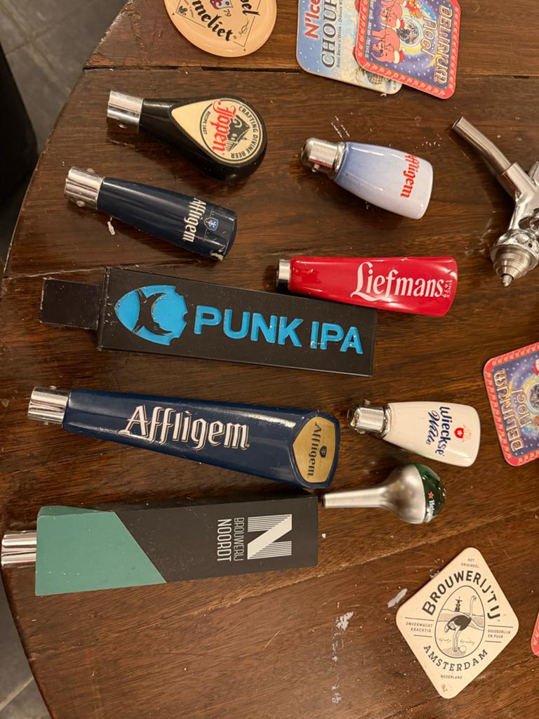 Bier taphendels diverse merken (Jopen, Affligem, Liefmans), Verzamelen, Ophalen of Verzenden, Gebruikt, Gebruiksvoorwerp