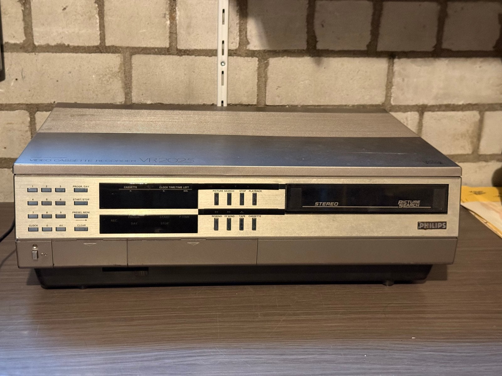 Philips VR 2025/00 Video 2000-speler/recorder, Audio, Tv en Foto, Videospelers, Ophalen of Verzenden, Gebruikt, Video 2000-speler of -recorder