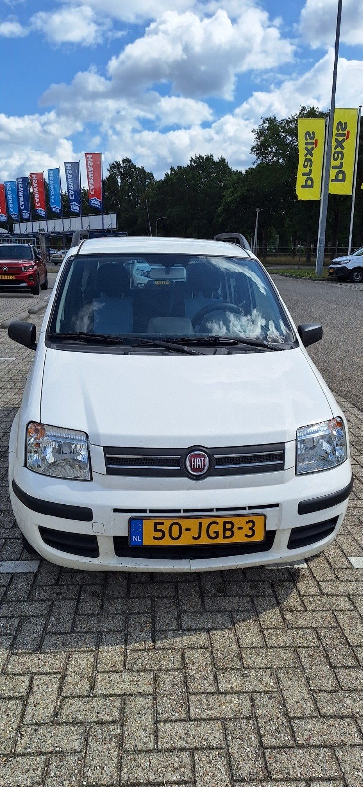 Fiat Panda 1.2 44KW 60PK 2009 Wit, Voorwielaandrijving, 1242 cc, Wit, Origineel Nederlands