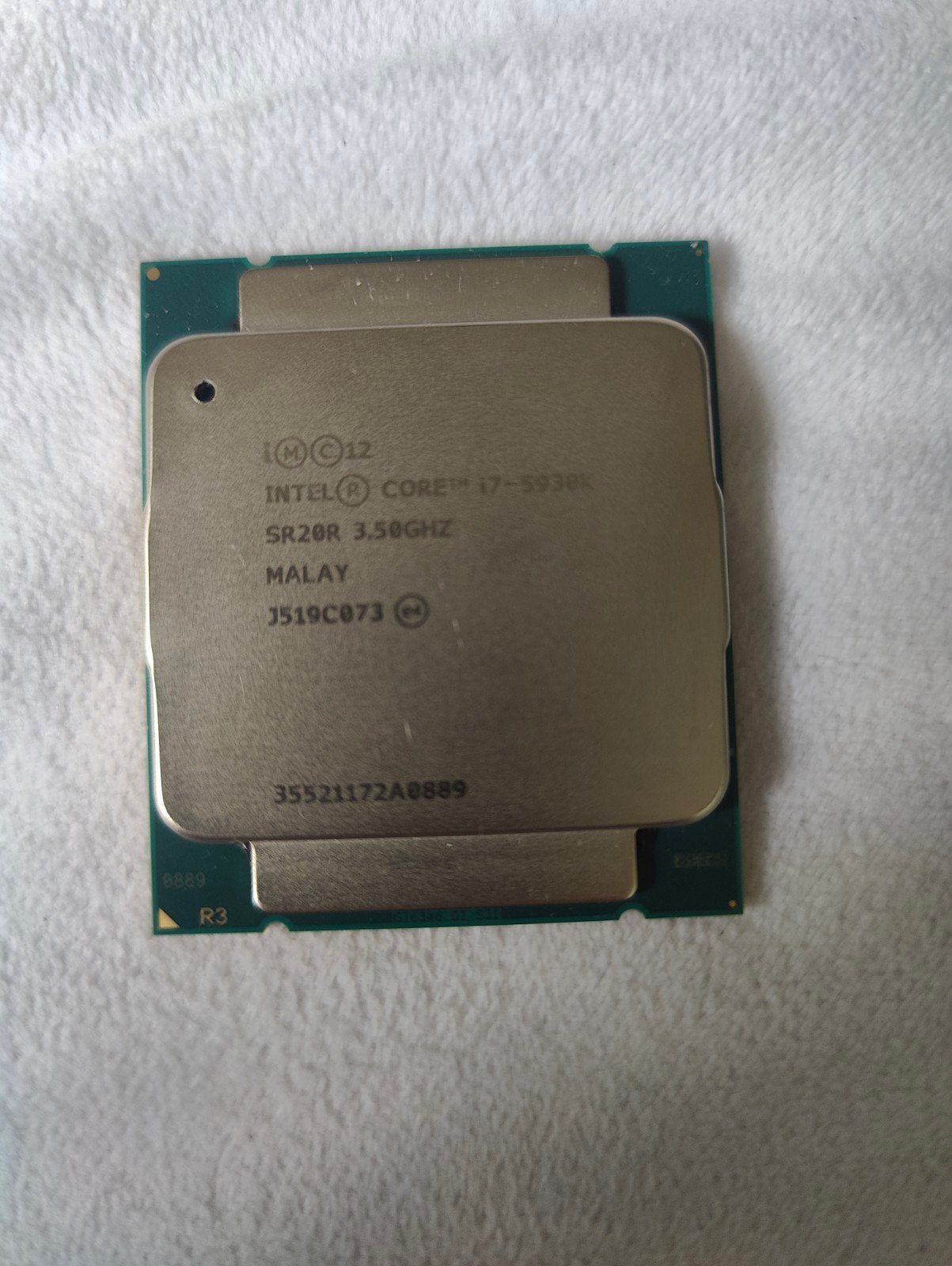 Intel Core i7-5930K Processor, Computers en Software, 6-core, Gebruikt, Ophalen of Verzenden, Intel Core i7-5930K