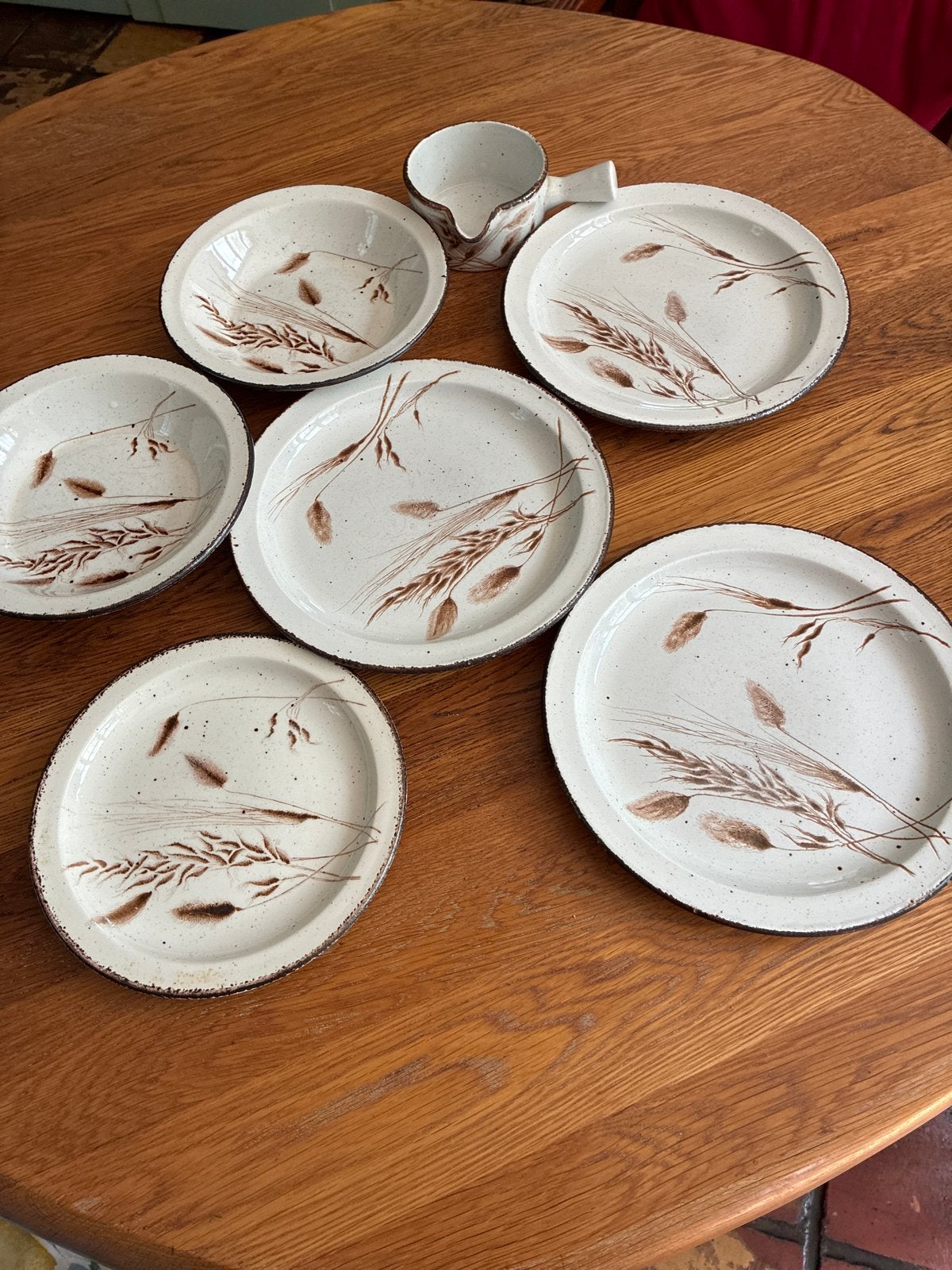 Midwinter Stonehenge Wild Oats servies - 7 delig, Huis en Inrichting, Keuken | Servies, Gebruikt, Overige merken, Vintage, Ophalen of Verzenden