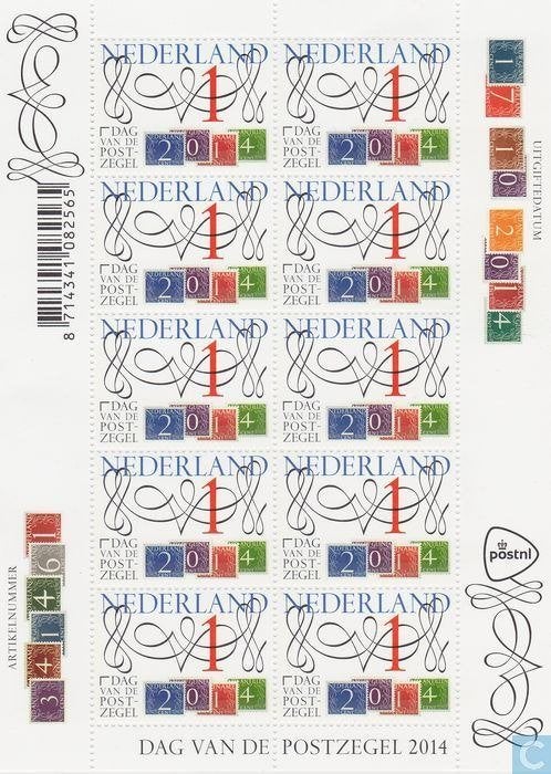 Nederland NVPH nr V3234 postfris Dag van de postzegel 2014, Postzegels en Munten, Postzegels | Nederland, Ophalen of Verzenden