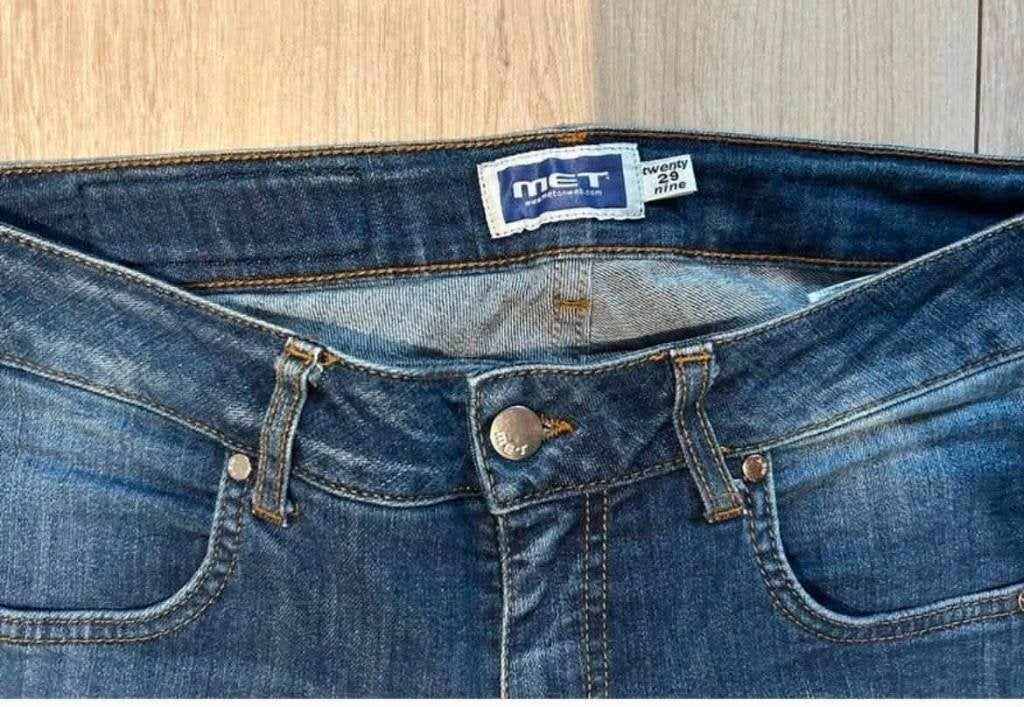 MET skinny jeans - Maat: 29, MET Jeans, Blauw, Ophalen of Verzenden, Zo goed als nieuw