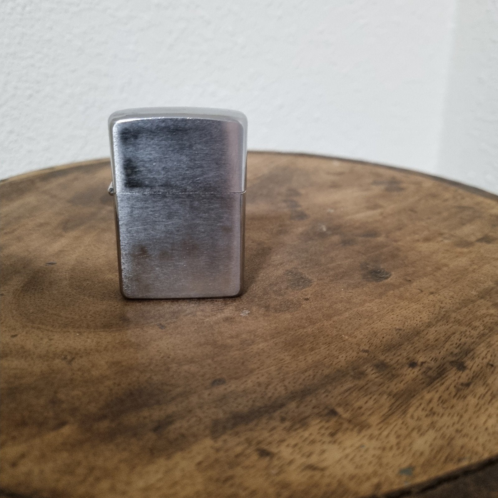 Zippo uit 1969. Brushed chrome, Verzamelen, Rookartikelen, Aanstekers en Luciferdoosjes, Ophalen, Gebruikt, Aansteker