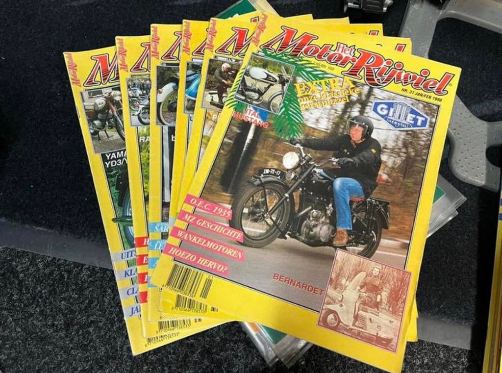 Het Motor Rijwiel vintage boekjes jaar 1998 compleet, Ophalen of Verzenden, Zo goed als nieuw, Motoren