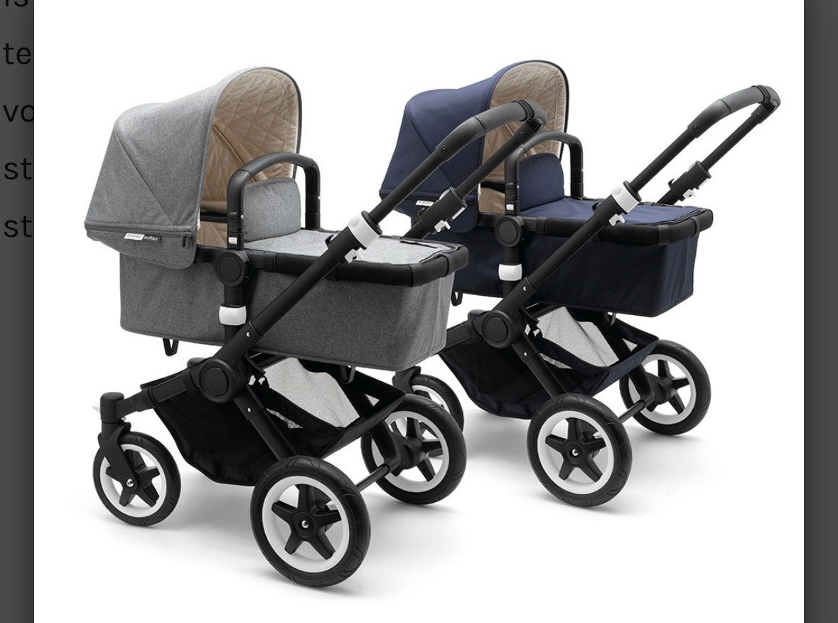Bugaboo Buffalo Limited Edition – grijs met crème binnenkant, Gebruikt, Bugaboo, Met reiswieg, Ophalen